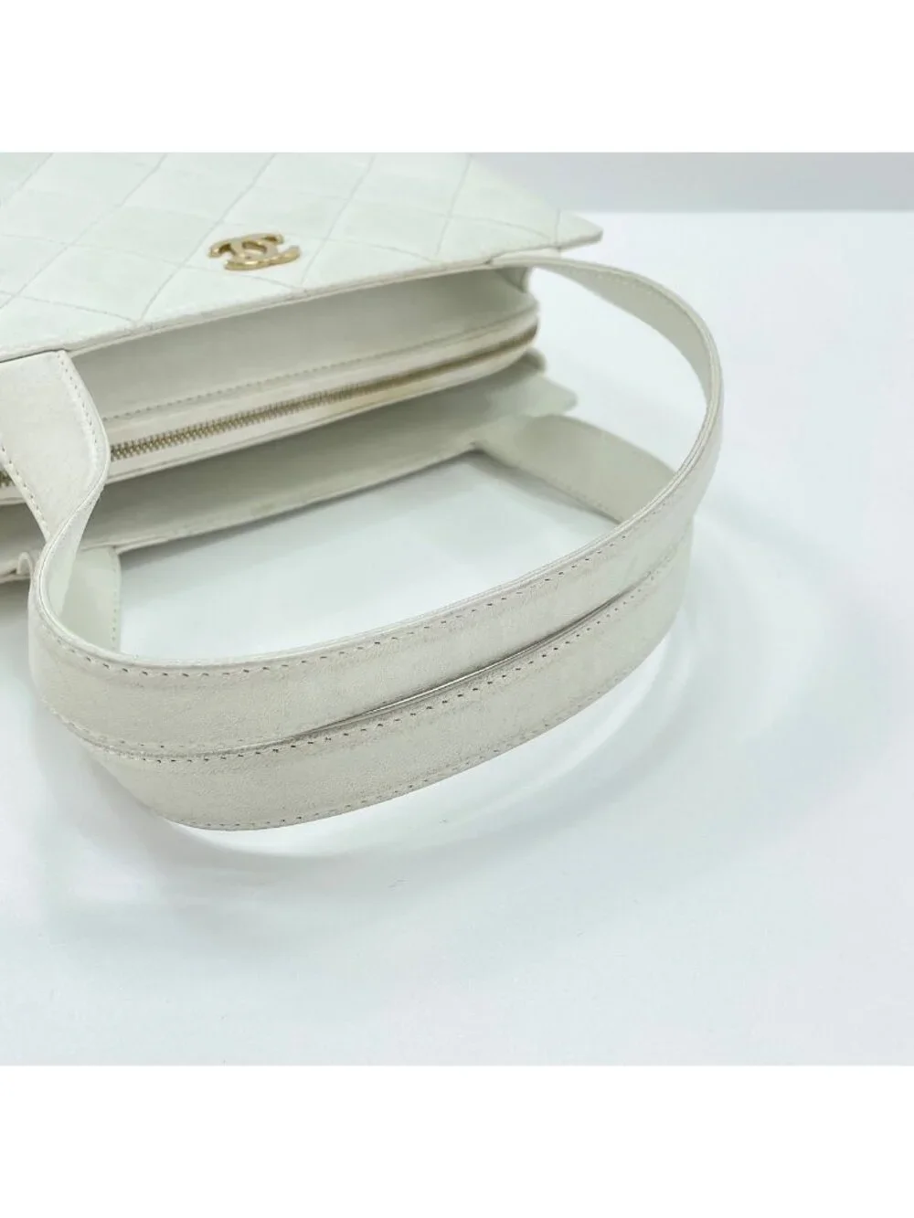 Chanel Handbag Quilted White